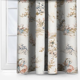 Camengo Gavotte Tissu Multicolore Curtain