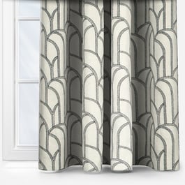Camengo Grand Rex Black and White Curtain