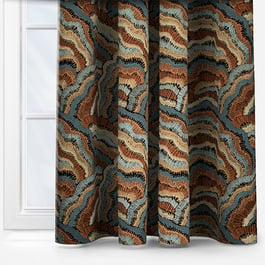 Casamance Annella Orange Fauve Curtain