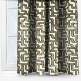 Casamance Bryce Kaki Curtain
