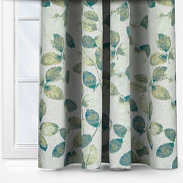 Clarke & Clarke Northia Olive and Peacock Curtain