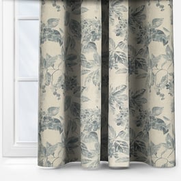 Edinburgh Weavers Flora Navy Curtain