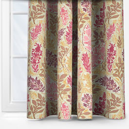 Edinburgh Weavers Zagar Raspberry Curtain