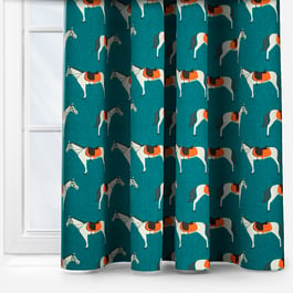 Fryetts Cheval Teal Curtain