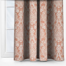 Classic Damask Cinnamon Curtain
