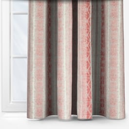 Delamere Stripe Rosso Curtain