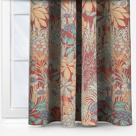 Fryetts Enchanted Forest Rosso Curtain
