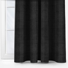 Fryetts Mono Stripe Black Curtain