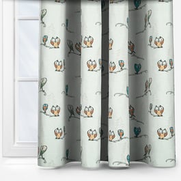 Fryetts Quirky Owls Natural Curtain