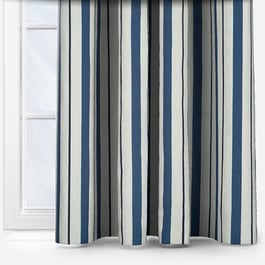 Fryetts Seaton Stripe Navy Curtain