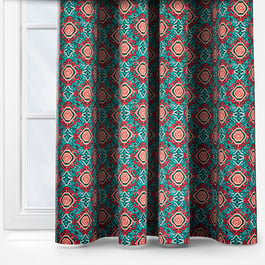 Tabriz Teal Curtain
