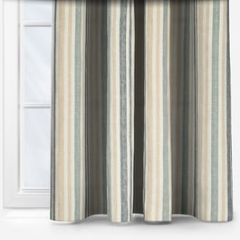 Tiverton Stripe Indigo Curtain