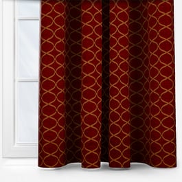 Fryetts Trellis Rosso Curtain