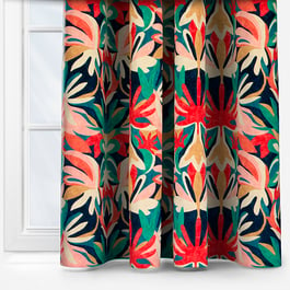 Harlequin Melora Brazilian Rosewood and Ink Amazonia Curtain