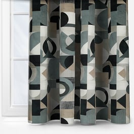iLiv Geometrica Velvet Mineral Curtain
