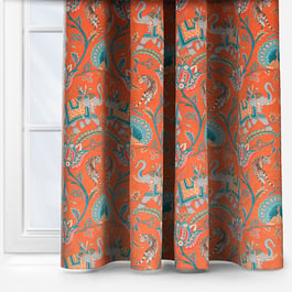 iLiv Sumatra Velvet Papaya Curtain