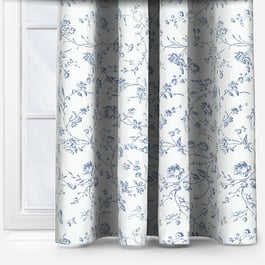 Laura Ashley Aria Seaspray Blue Curtain