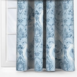 Laura Ashley Tregaron Midnight Blue Curtain