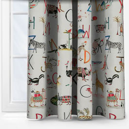 Prestigious Textiles Animal Alphabet Paintbox Curtain