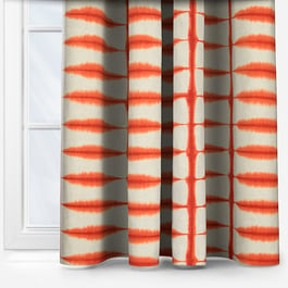 Scion Shibori Chilli Linen Curtain
