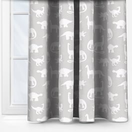 Sonova Studio Dinosaur Light Grey Curtain