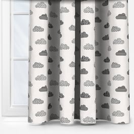 Sonova Studio Doodle Clouds Monochrome Curtain