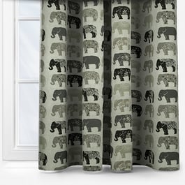 Studio G Elephants Natural Curtain