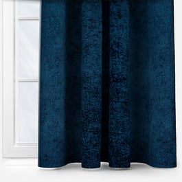 Touched By Design Boucle Royale Navy Blue Curtain