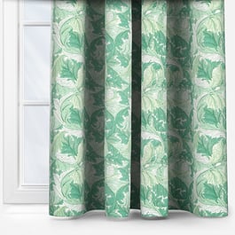William Morris Acanthus Apple and Sage Curtain