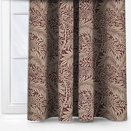 William Morris At Home Larkspur Woven Berry Curtain