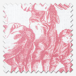 Camengo Cadence Tissu Rouge Grenat Cushion