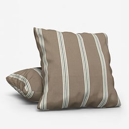 Clarke & Clarke Knightsbridge Charcoal & Linen Cushion
