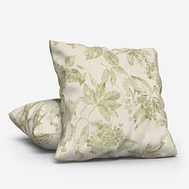 Edinburgh Weavers Flora Olive Cushion