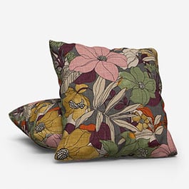 Edinburgh Weavers Maisie Aubergine Cushion