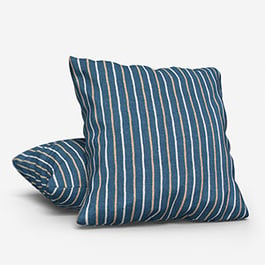 Fryetts Cromer Stripe Indigo Cushion