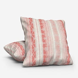 Delamere Stripe Rosso Cushion