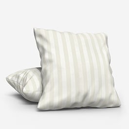 Fryetts Mono Stripe White Cushion