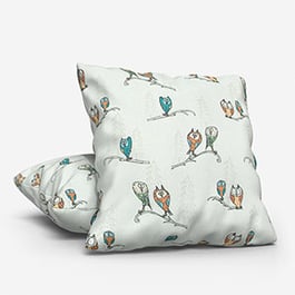 Fryetts Quirky Owls Natural Cushion