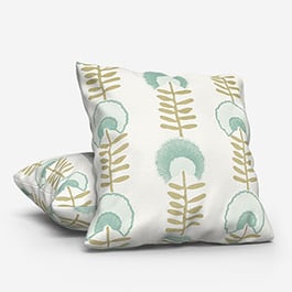 Scandi Floral Seafoam Cushion