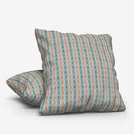 MOON Netherfield Aqua Rust Cushion