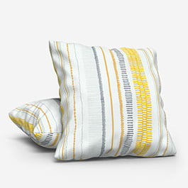 Scion Noki Ochre and Hemp Charcoal Cushion