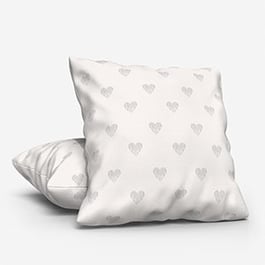 Sonova Studio Hearts Soft Grey Cushion