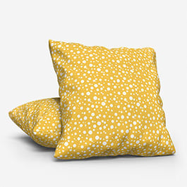 Sonova Studio Ink Splash Sunshine Yellow Cushion