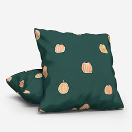 Sonova Studio Pumpkin Forest Green Cushion