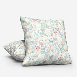 William Morris Golden Lily Dove and Plum Cushion