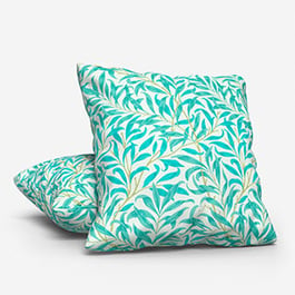 William Morris Willow Boughs Teal Cushion