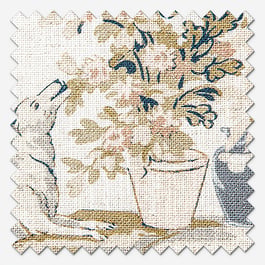 Camengo Gavotte Tissu Multicolore Easy Fit Lamp Shade