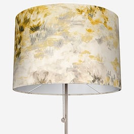 Clarke & Clarke Fiore Charcoal Chartreuse Lamp Shade