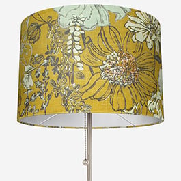 Edinburgh Weavers Clio Mustard Lamp Shade