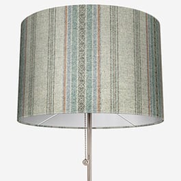 MOON Blenheim Silver Aqua Easy Fit Lamp Shade